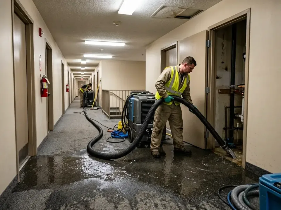 multi-unit-apartment-hallway-f-005 — frequently asked questions, Emergency Burst Pipe Water Extraction & Removal in Greensbu…